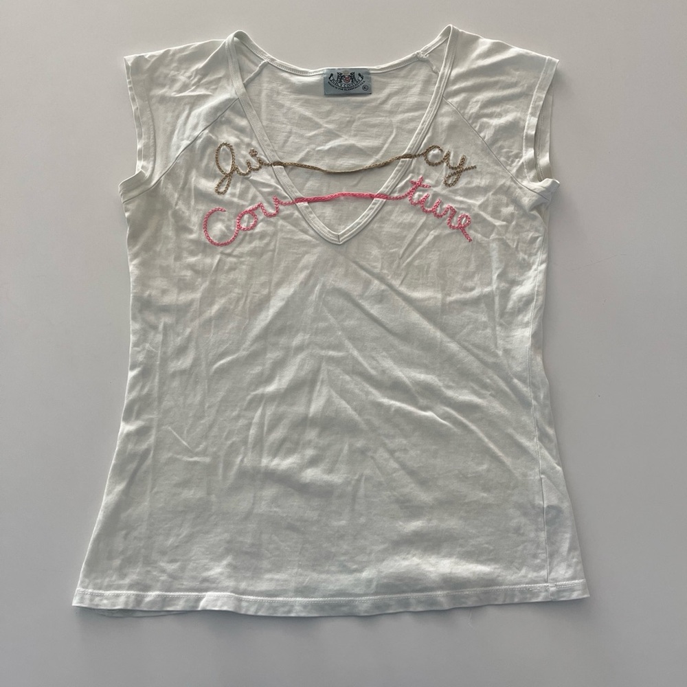Vintage Juicy Couture Low Cut V-Neck Top